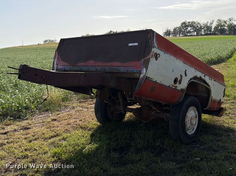Pickup truck bed trailer