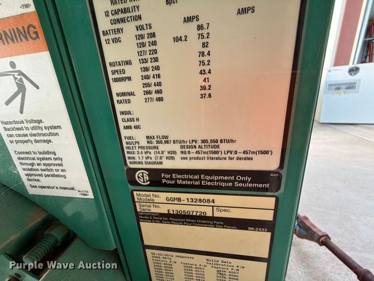 image for item EW8903 Cummins GGMB-1328084 generator