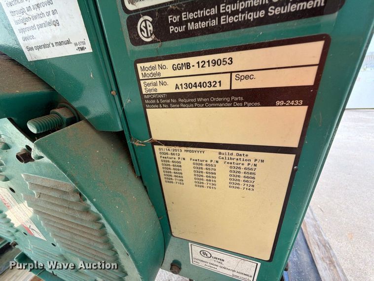 image for item EW8904 Cummins GGMB-1219053 generator