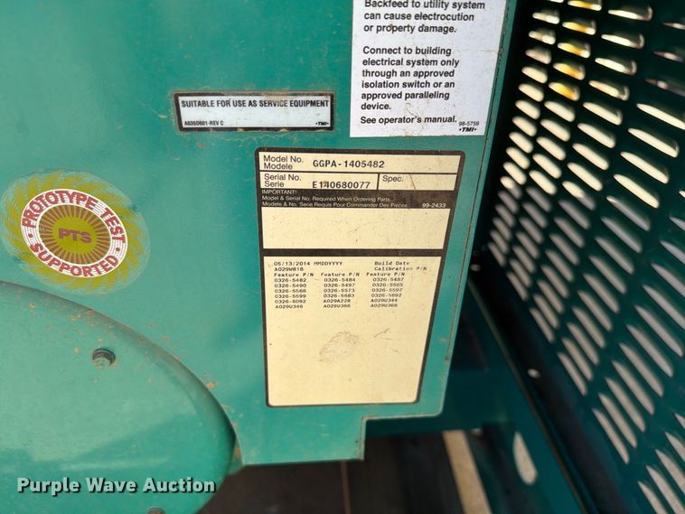 image for item EW8908 Cummins GGPA-1405482 generator