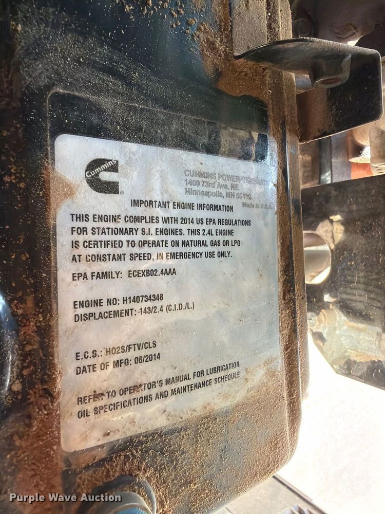 image for item EW8910 Cummins C36 N6 generator