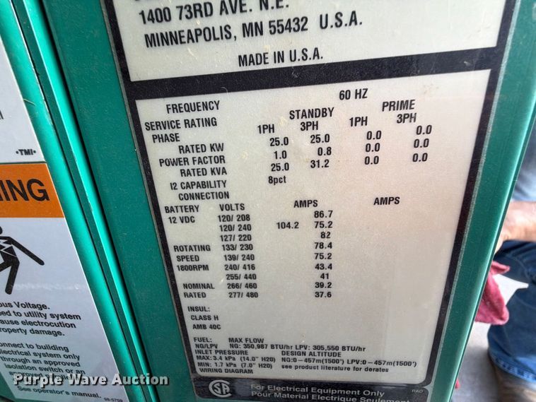 image for item EW8911 Cummins GGMB-1328084 generator