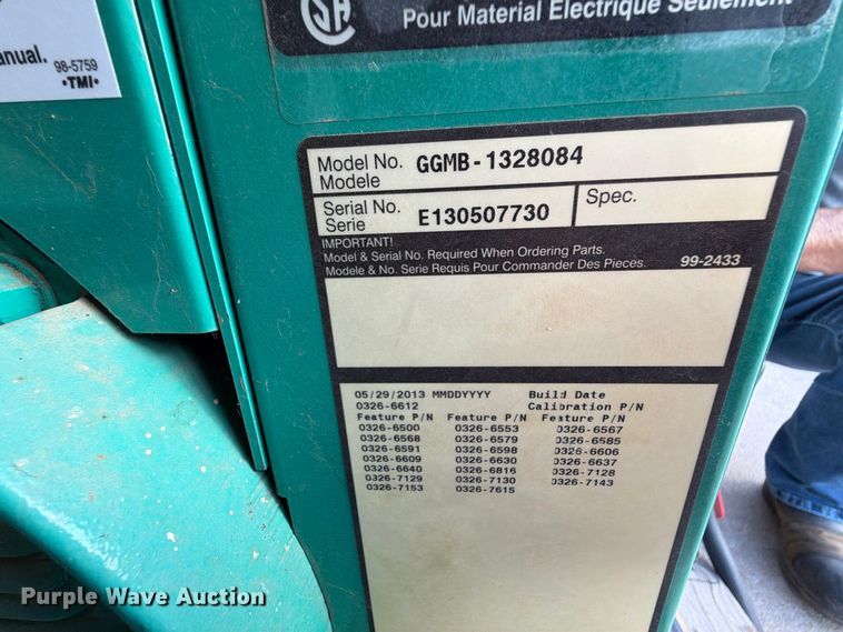 image for item EW8911 Cummins GGMB-1328084 generator