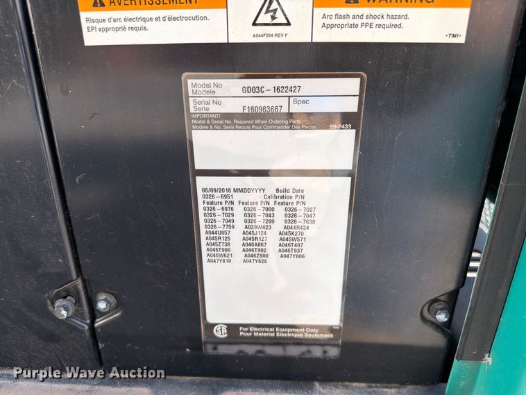 image for item EW8913 Cummins C25 D6 generator