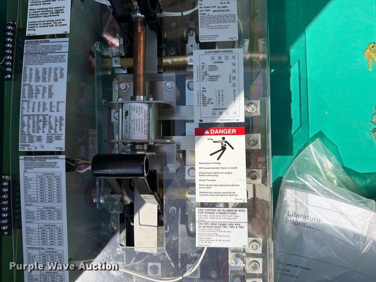 image for item EW8915 Cummins 00TECB-1445978 transfer switch