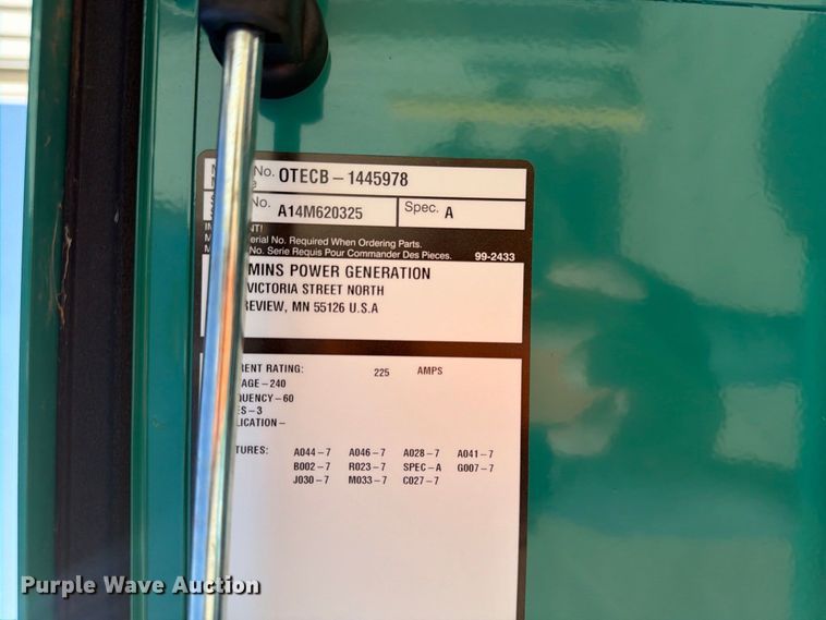 image for item EW8915 Cummins 00TECB-1445978 transfer switch