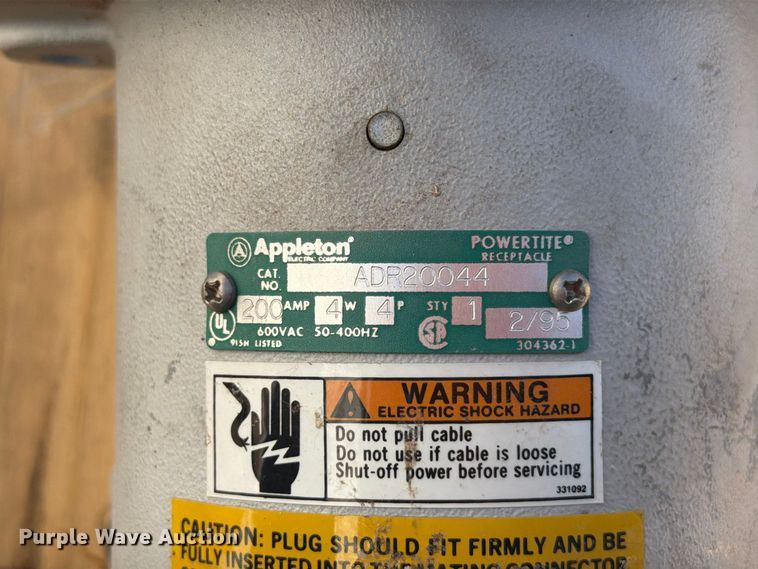 image for item EW8916 Appleton Powertite generator receptacles