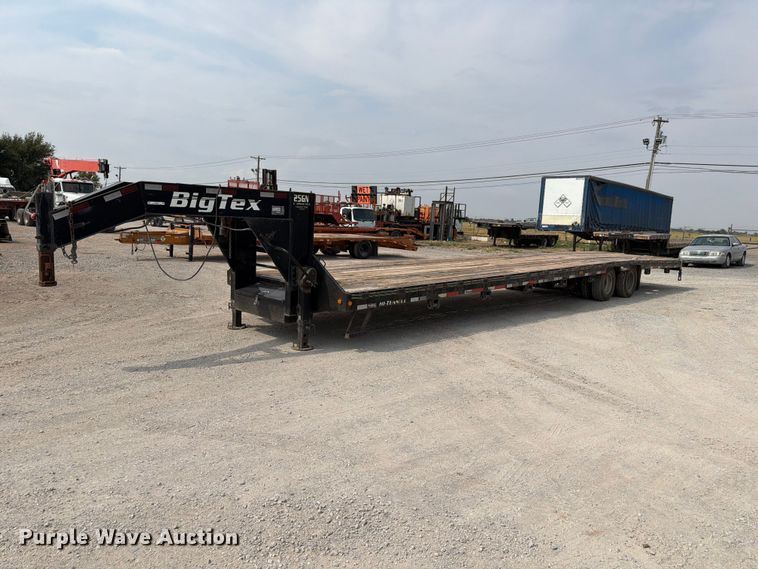 2011 Big Tex 25GN 48" spread equipment trailer