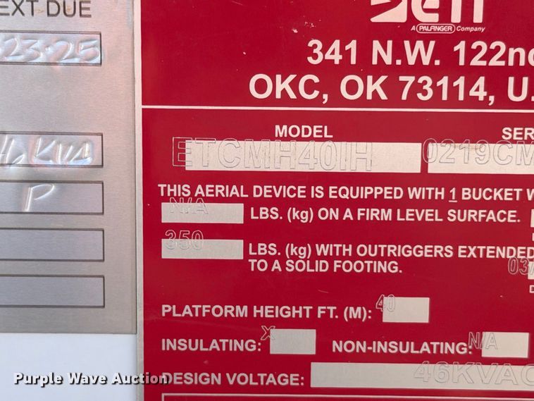 image for item EW8959 2019 Ford F550 Super Duty bucket truck