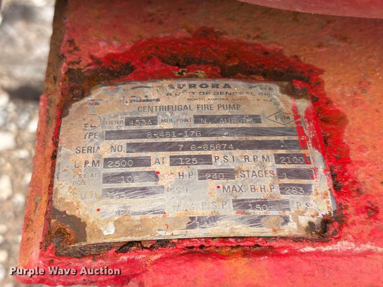 image for item EW8972 Aurora Pump 8-481-178 pump