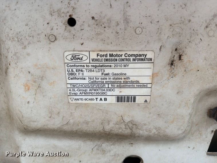image for item EW8985 2010 Ford Explorer SUV