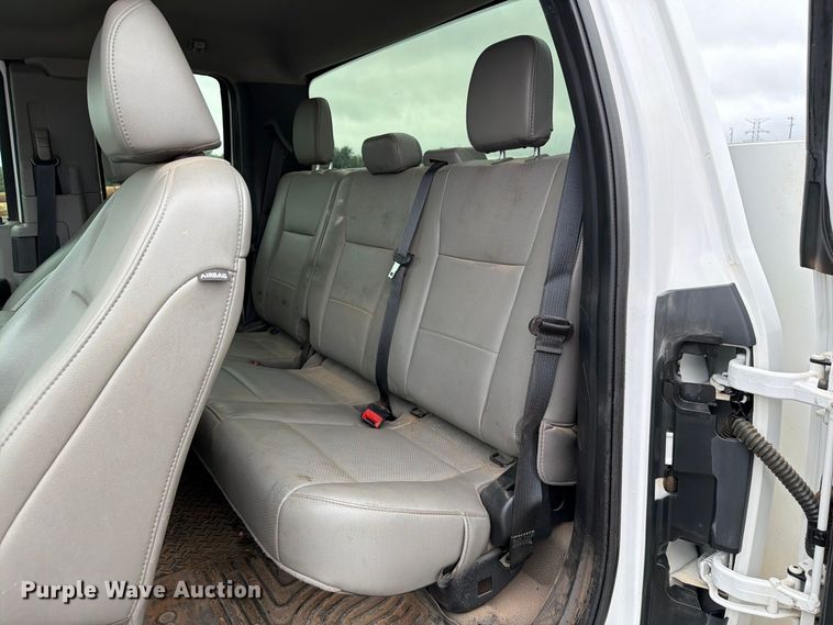 image for item EW8988 2021 Ford F350 Super Duty Ext. Cab utility bed pickup truck