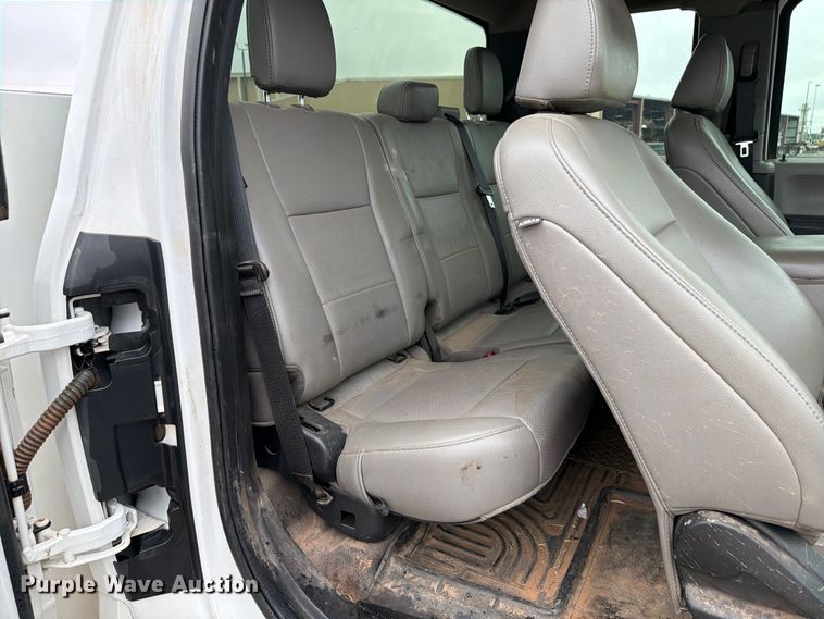 image for item EW8988 2021 Ford F350 Super Duty Ext. Cab utility bed pickup truck