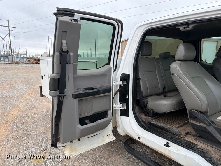image for item EW8988 2021 Ford F350 Super Duty Ext. Cab utility bed pickup truck