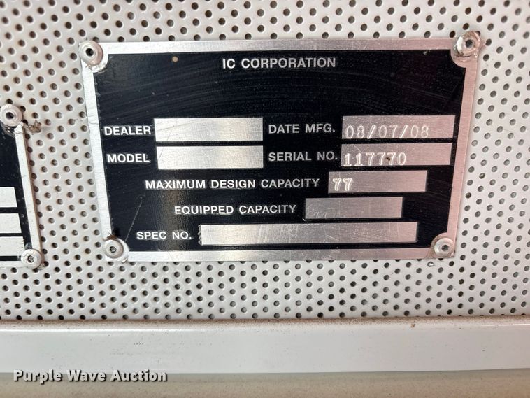 image for item EX0044 2009 IC PB105 school bus