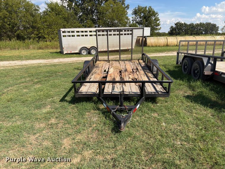 image for item EX0542 Shop Built utility trailer