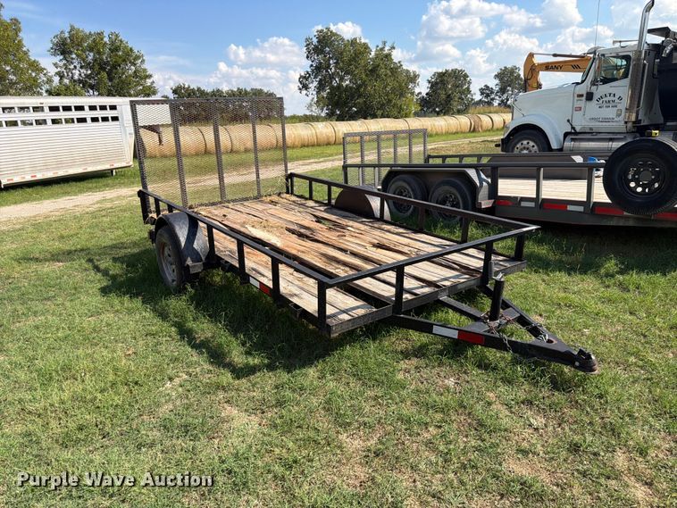 image for item EX0542 Shop Built utility trailer