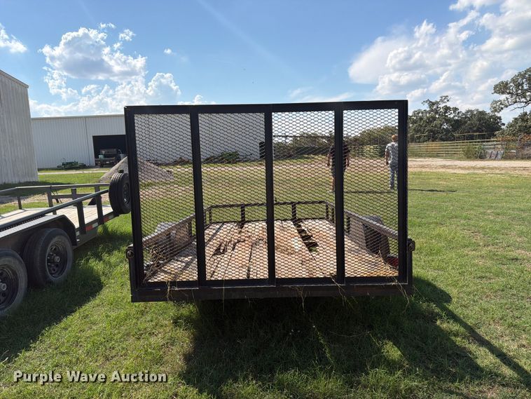 image for item EX0542 Shop Built utility trailer