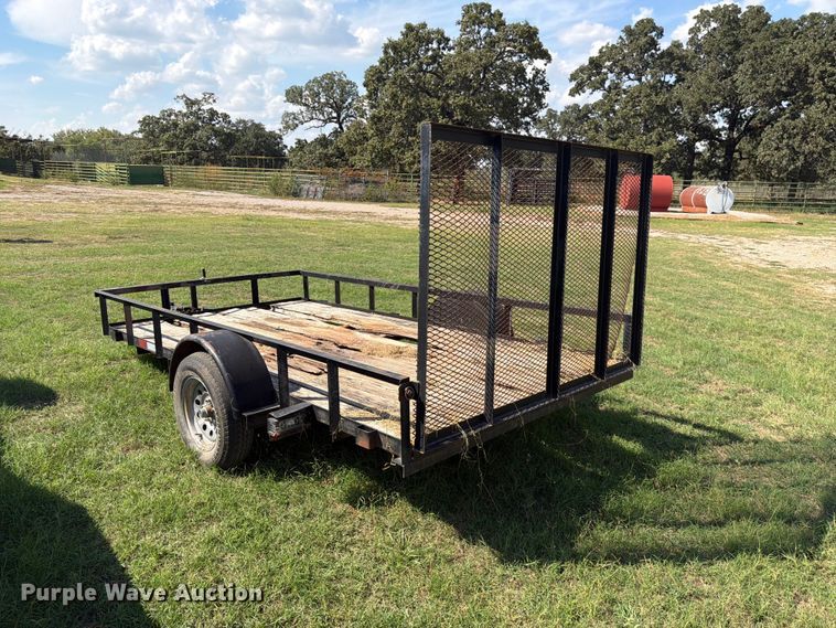 image for item EX0542 Shop Built utility trailer