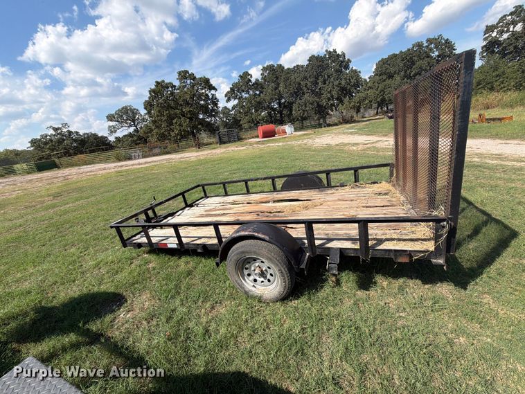 image for item EX0542 Shop Built utility trailer