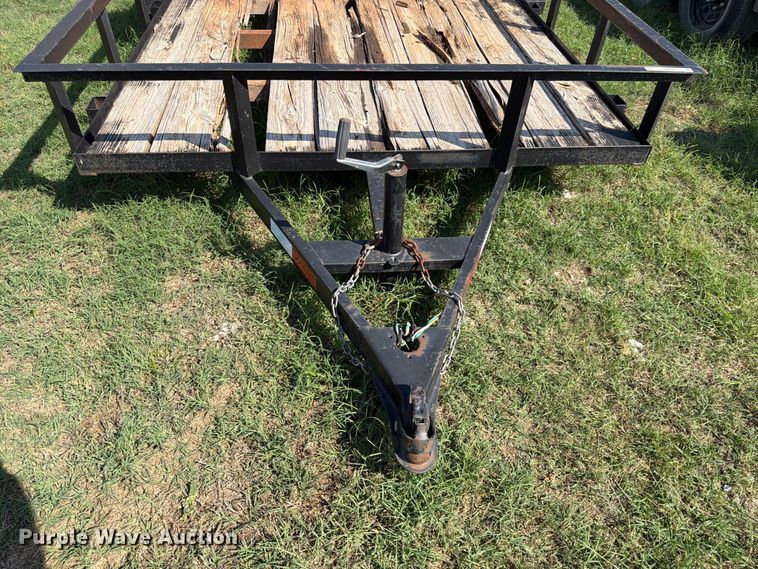 image for item EX0542 Shop Built utility trailer