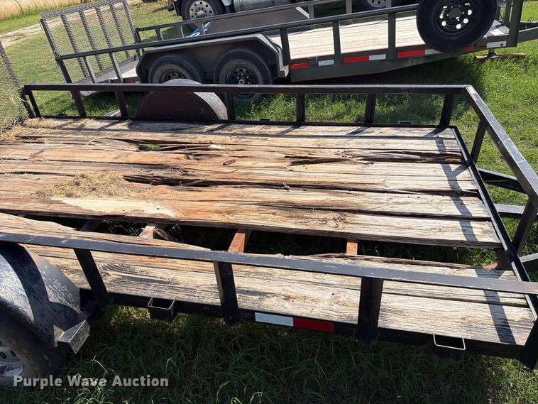 image for item EX0542 Shop Built utility trailer