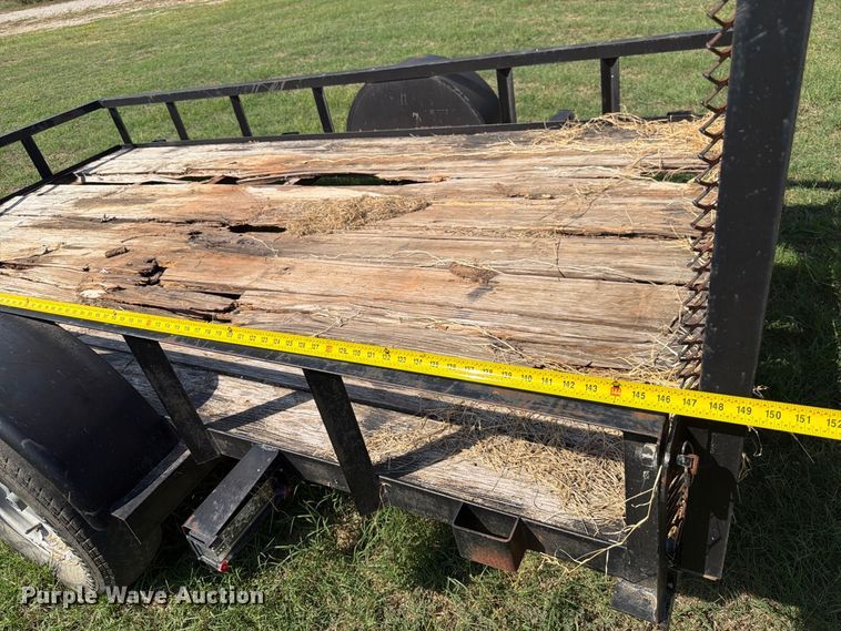 image for item EX0542 Shop Built utility trailer