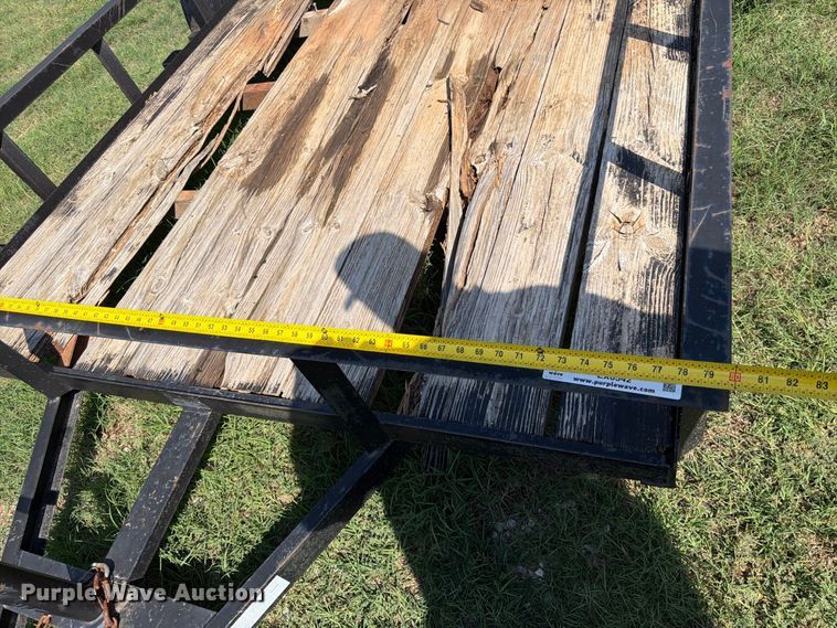 image for item EX0542 Shop Built utility trailer