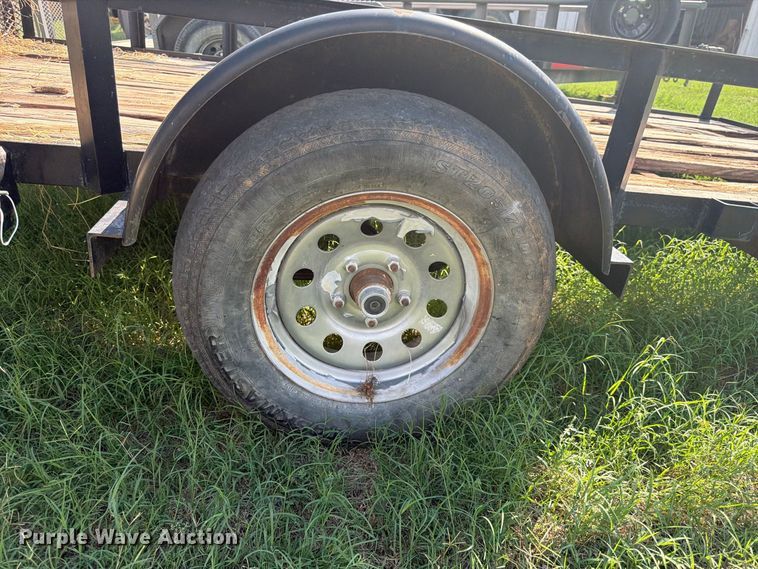 image for item EX0542 Shop Built utility trailer