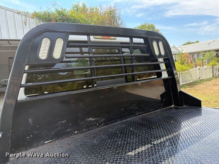 image for item EX0554 2014 Ford F350 Super Duty Crew Cab flatbed pickup truck