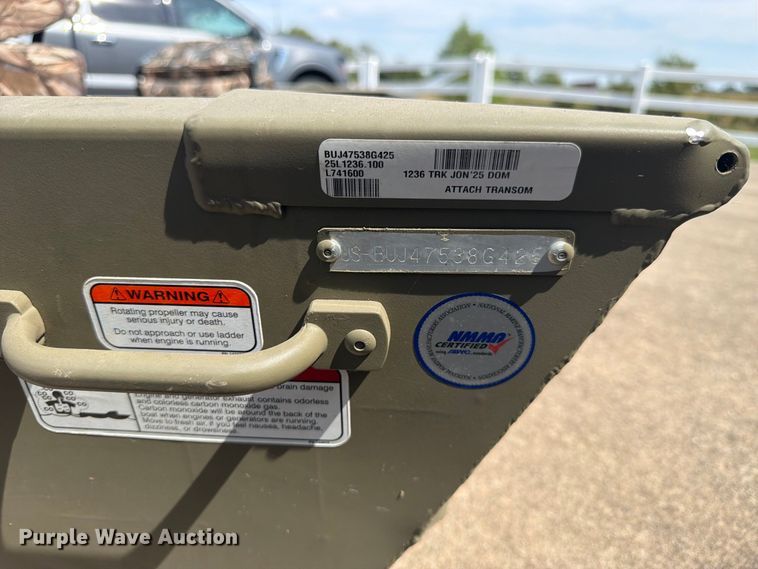 image for item EX0555 2025 Tracker Grizzly 1236 Jon boat