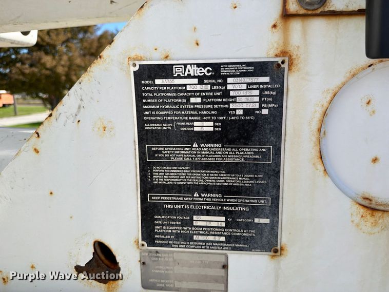 image for item EX1010 2015 Freightliner M2 bucket truck