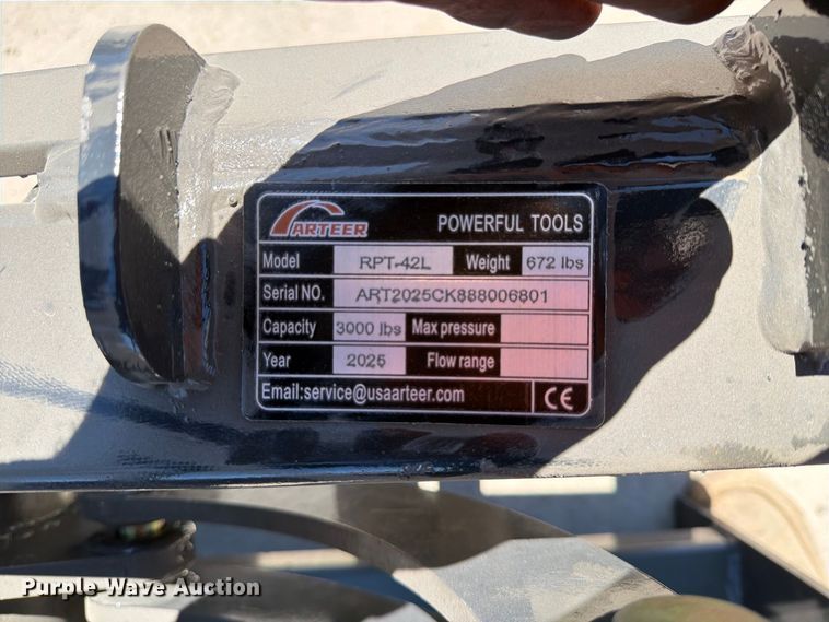 image for item EX4200 2025 Arteer RPT-42L skid steer forks