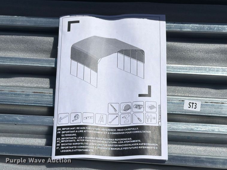 image for item EX4204 LandHonor LHR-MC1119 metal carport