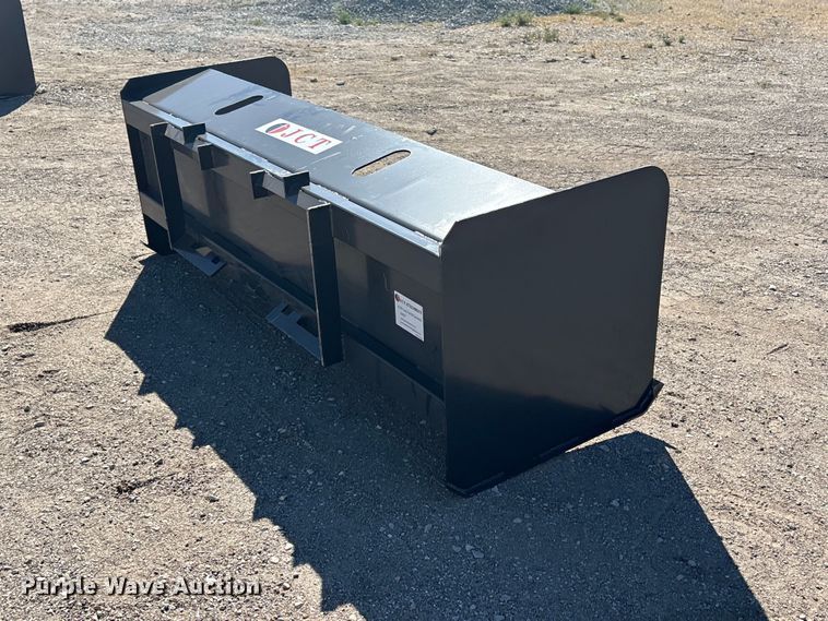 image for item EX4211 JCT skid steer snow pusher