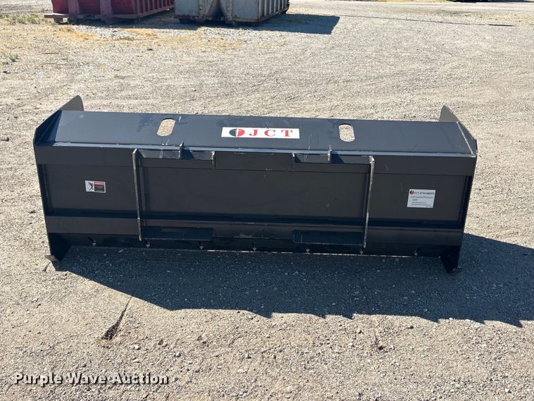 image for item EX4211 JCT skid steer snow pusher