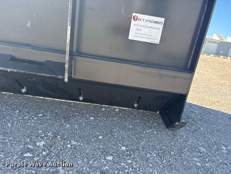 image for item EX4211 JCT skid steer snow pusher