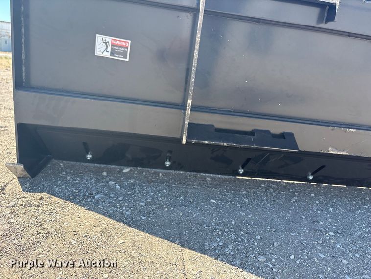 image for item EX4211 JCT skid steer snow pusher