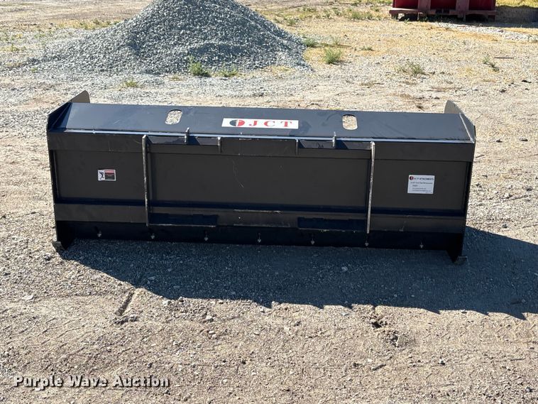 image for item EX4212 JCT skid steer snow pusher