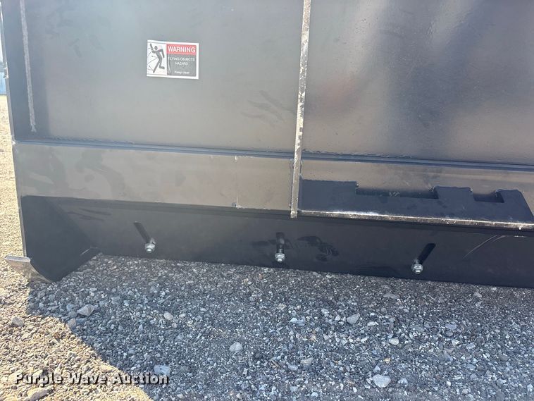 image for item EX4212 JCT skid steer snow pusher