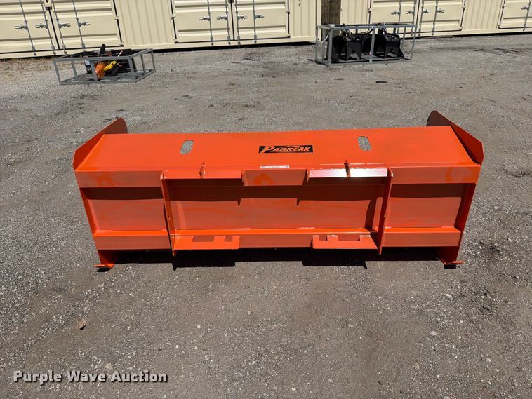 image for item EX4220 Pabreak skid steer snow pusher