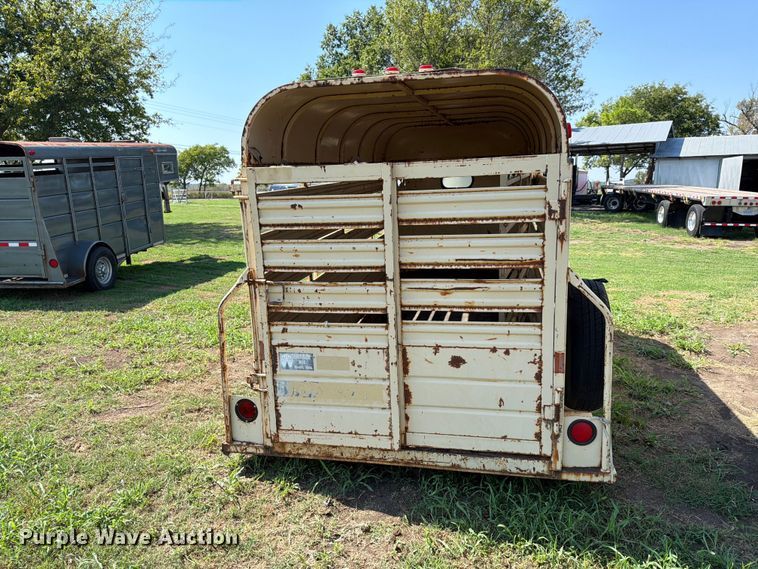 image for item EX4290 1993 Trailer Manufacturers  livestock trailer