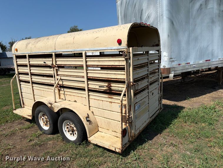 image for item EX4290 1993 Trailer Manufacturers  livestock trailer