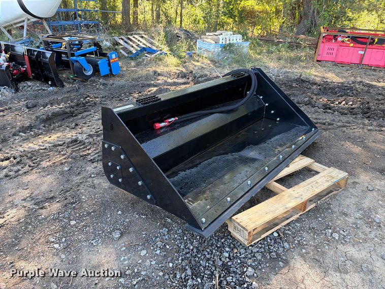 image for item EX4350 2026 Wolverine HB72 skid steer power rake bucket