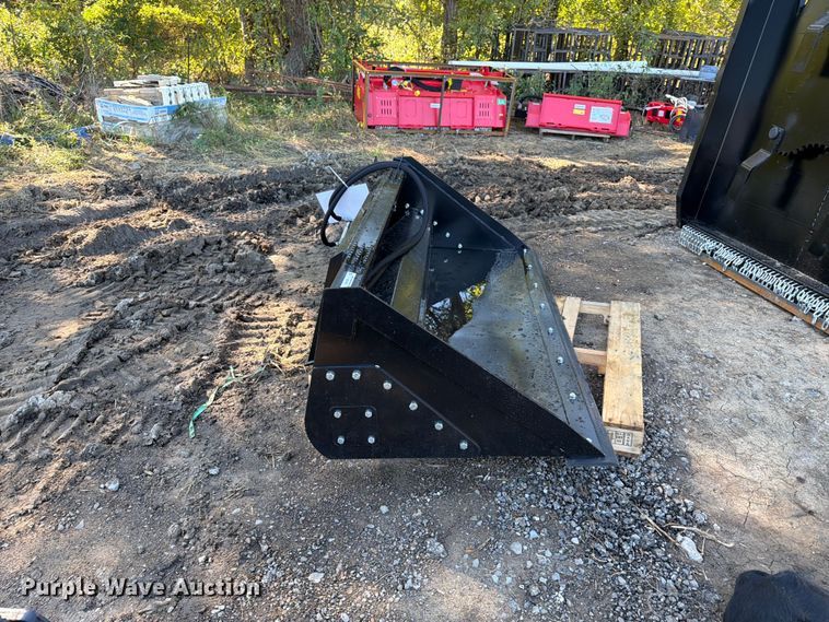image for item EX4350 2026 Wolverine HB72 skid steer power rake bucket