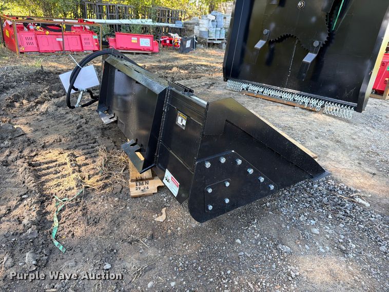 image for item EX4350 2026 Wolverine HB72 skid steer power rake bucket