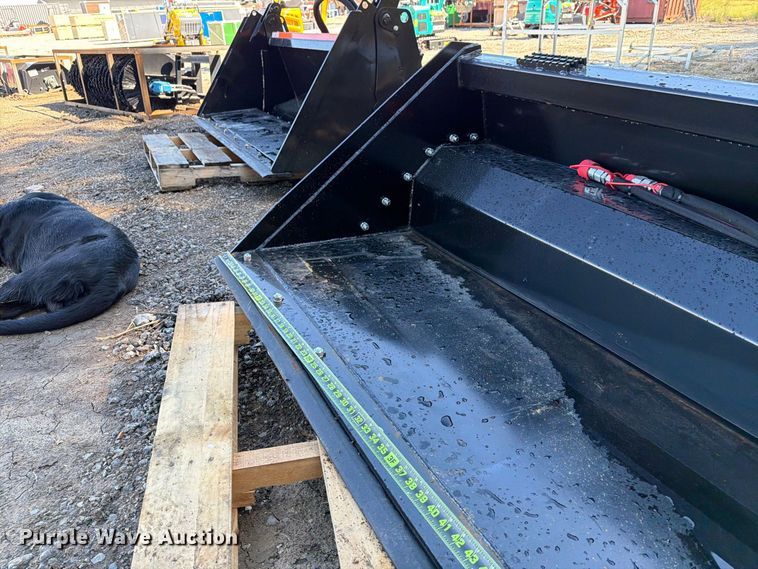 image for item EX4350 2026 Wolverine HB72 skid steer power rake bucket