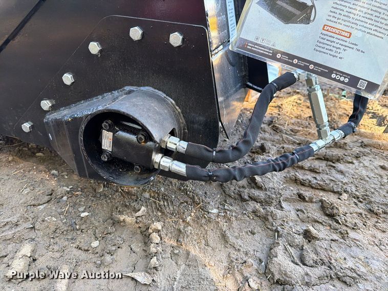 image for item EX4350 2026 Wolverine HB72 skid steer power rake bucket