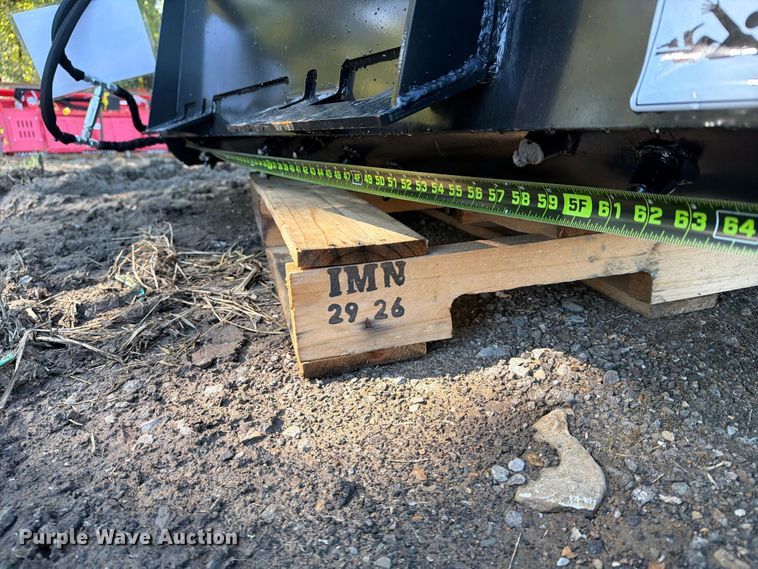 image for item EX4350 2026 Wolverine HB72 skid steer power rake bucket