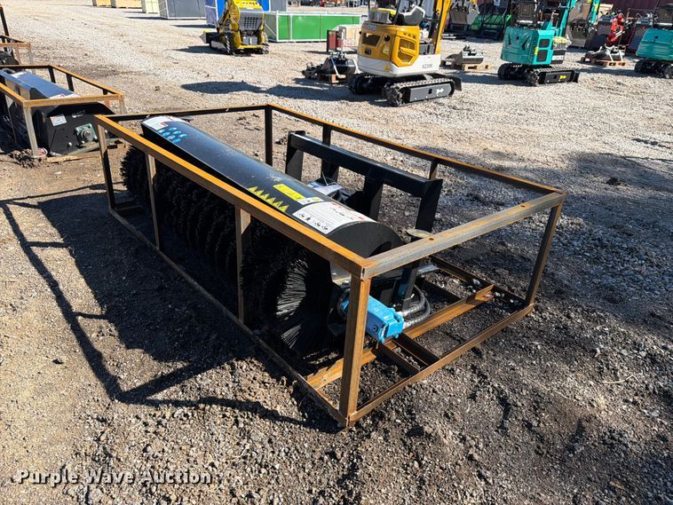image for item EX4352 2026 Mower King SSAB72 skid steer broom